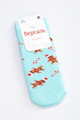 Шкарпетки жіночі новорічні махрові